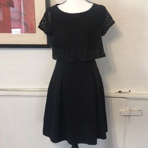LC Lauren Conrad Black Dress